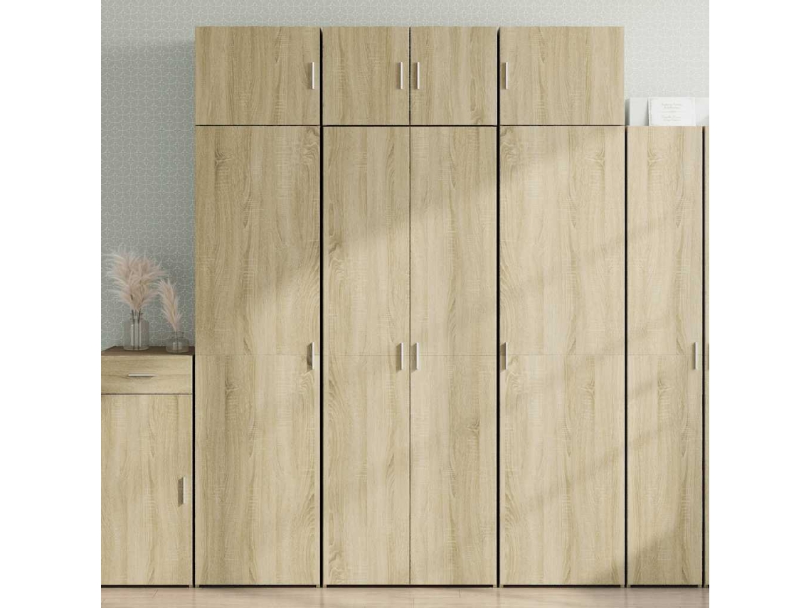 Vidaxl Armário Alto 70x42,5x185 Cm Derivados Madeira Carvalho Sonoma