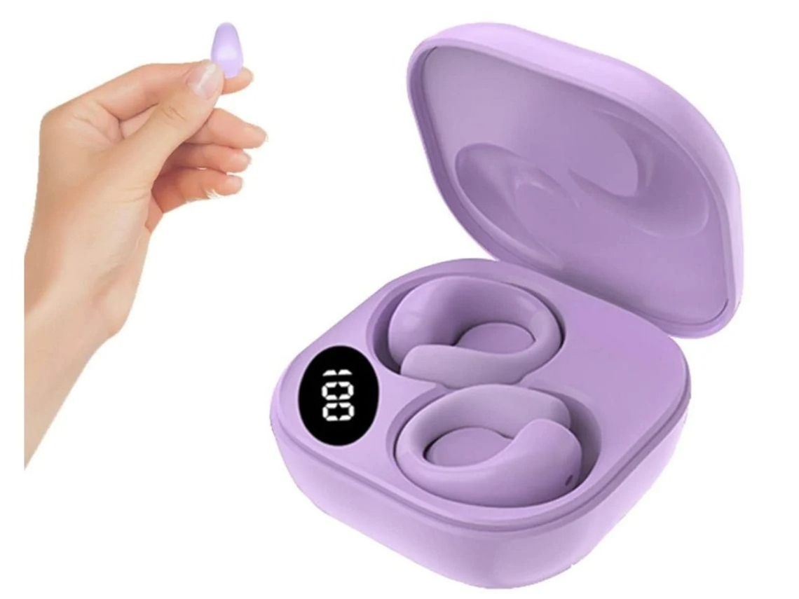 Auriculares Sem Condução Óssea Bluetooth Roxo