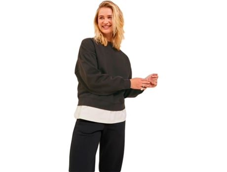 Calções De Mulher Jj Sudaderas Jerséis Jxally Rlx Ls Crew Preto (m)