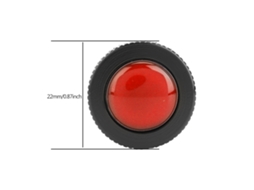 Mini placa de liberação rápida de alumínio para tripa Manfrotto Compact Action Slowmoose (vermelha)