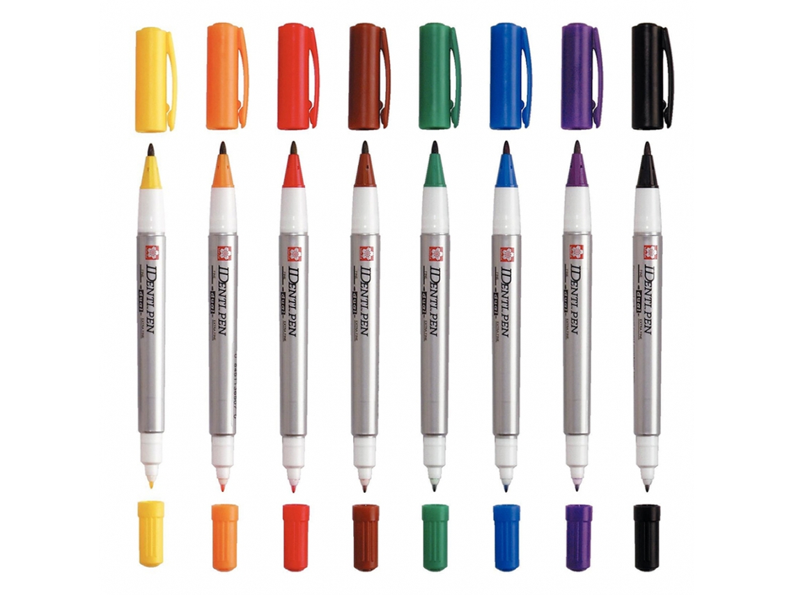 Identi Pen SAKURA com Duas Pontas Purpura