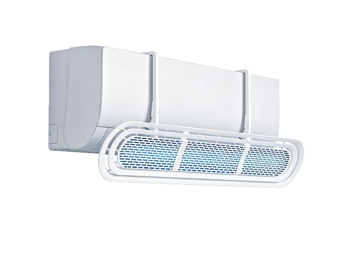 Defletor de ar retrátil para ar condicionado, guia universal de ar para condicionadores de ar de parede, para-brisa para ar condicionado residencial.