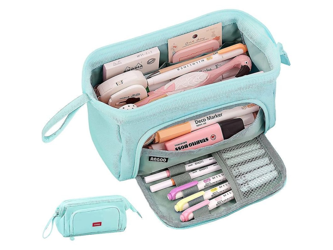 2026 estuche Escolar de Gran Capacidad Con Mango Organizador de Escritorio para Niños Niñas Estudiantes Materiales de Oficina