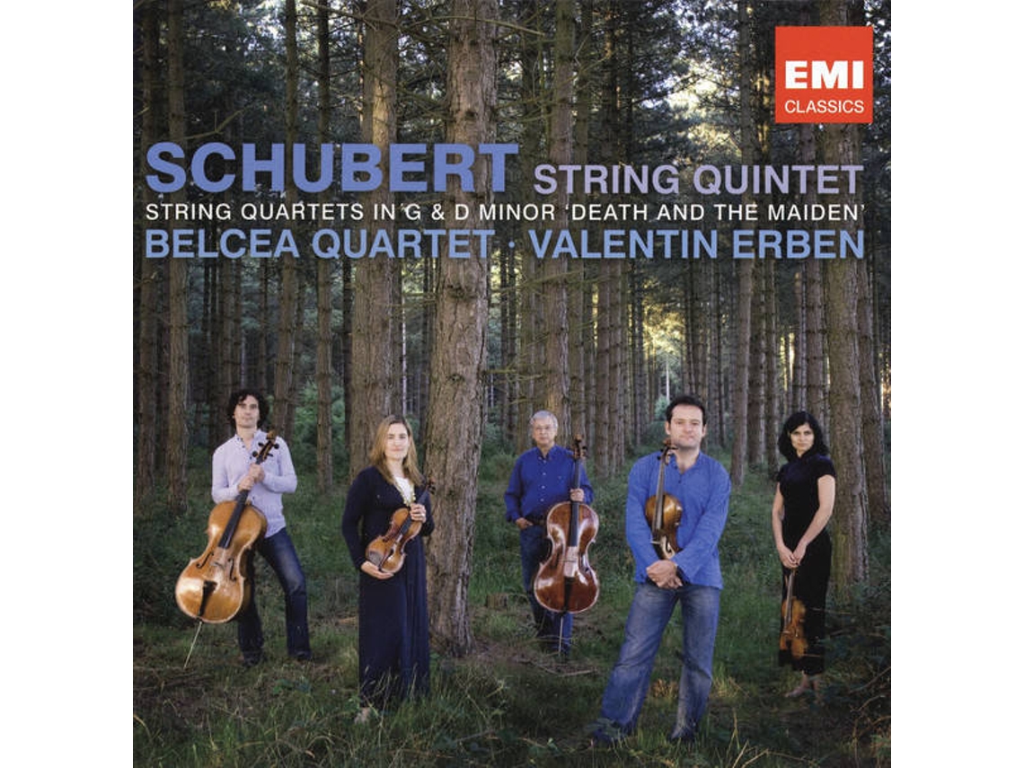 CD Schubert, Belcea Quartet, Valentin Erben - String Quintet - String Quartets, Vol.3 (1CDs)