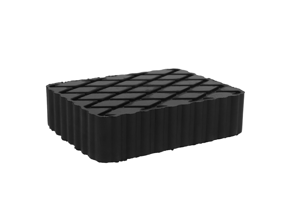 Almofadas de nivelamento com amortecimento de impacto para nivelar blocos de reboques e equipamentos de camping.