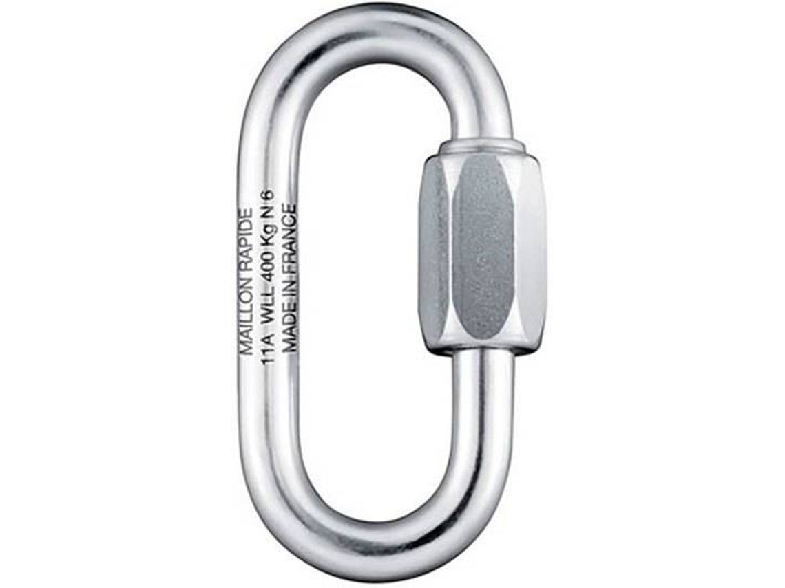 Mosquetão De Escalada FIXE CLIMBING GEAR Maillon Standard Steel (Prateado - 7 mm)