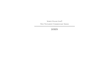 Livro John (Spirit-Filled Life New Testament Commentary) Jon Huntzinger (Inglês)
