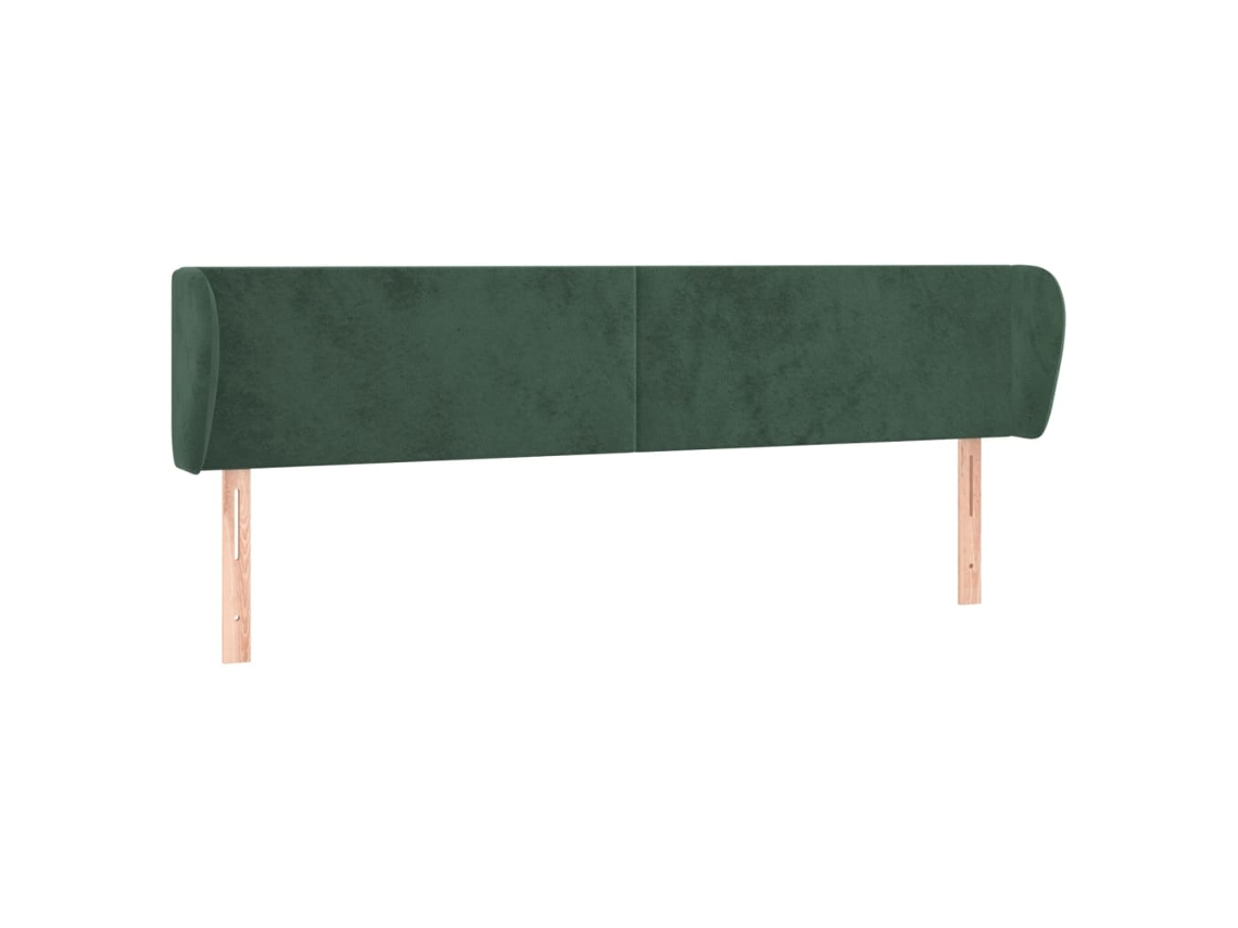 Headboard, Headboards Vidaxl Verde Veludo (183 X 23 X 78/88 Cm)
