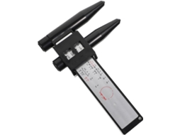 Medidor De Aro De Roda Leve Em Abs Preto - Resistente À Ferrugem