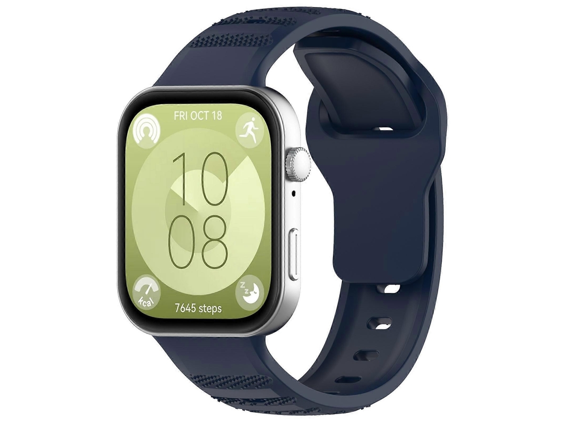 Pulseira Esportiva De Silicone Com Textura De Bolinhas Onduladas Para Huawei Watch Fit 3