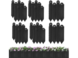 Bordas para Paisagismo, Borda para Canteiro de Flores, 10 Unidades de Bordas Antiferrugem para Paisagismo, Cercas CHABERLU