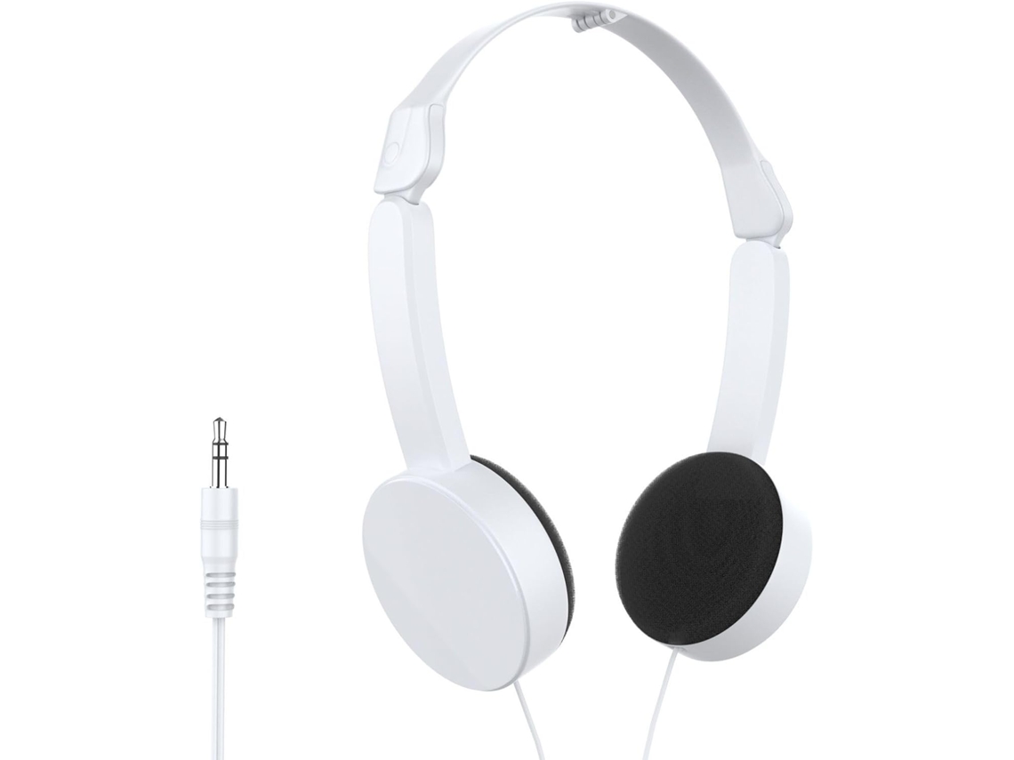 Fones De Ouvido Infantis Com Microfone, Conector De 3, 5mm, Dobráveis E Leves, Com Cabo De 120cm