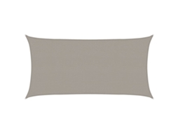Maison Exclusive - Para-sol Vela Retangular 160 G/m² 2,5x5 M Pead Cinza-claro