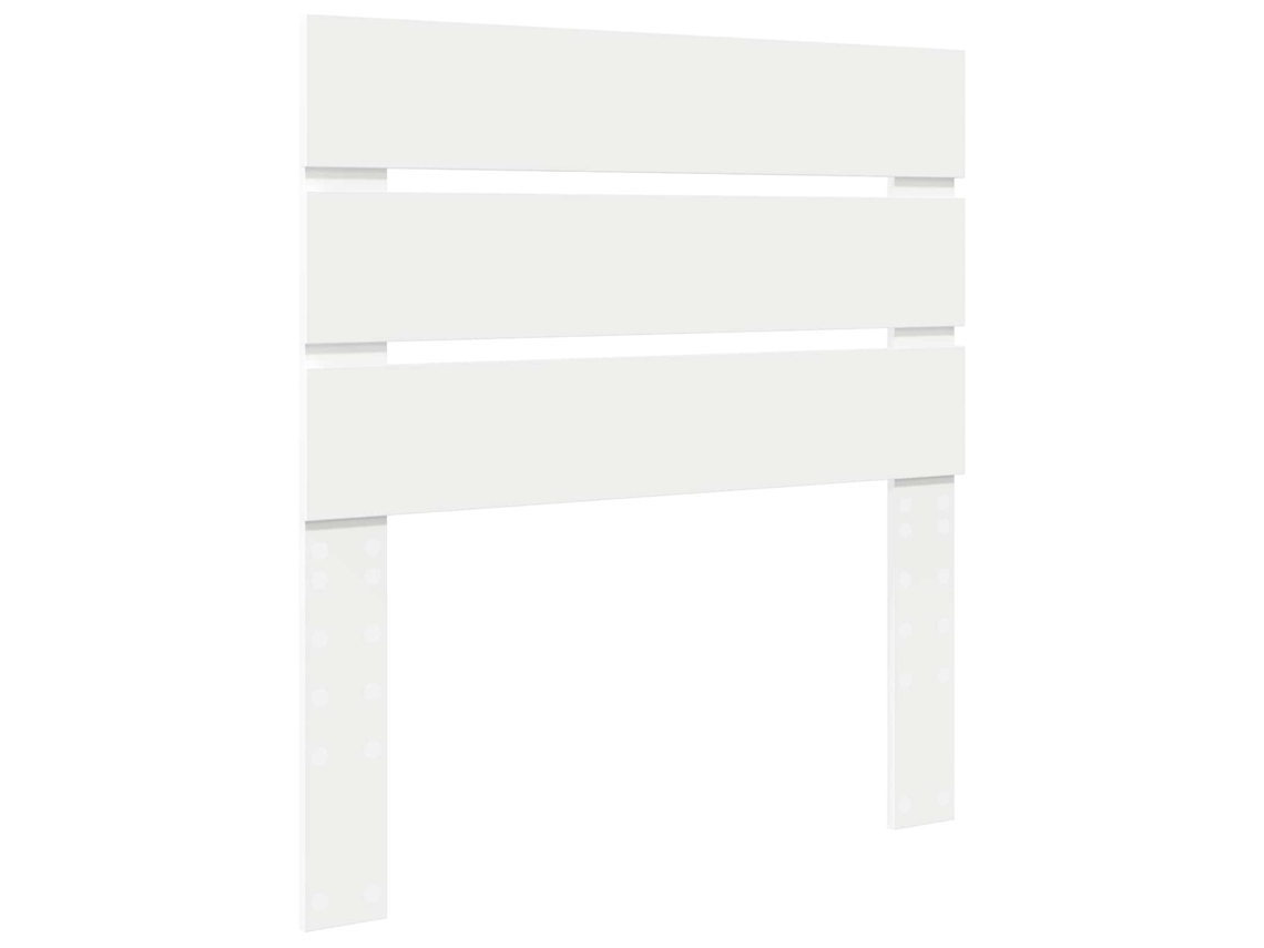 Cabeceira Branco MAISON EXCLUSIVE em Madeira Processada 75 cm