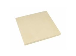 Pratos de madeira - Artémio - 2 pratos grandes - 15 cm - Castanho - Misto