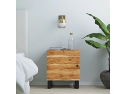 Vidaxl Mesa De Cabeceira 40x33x46 Cm Madeira De Acácia Maciça