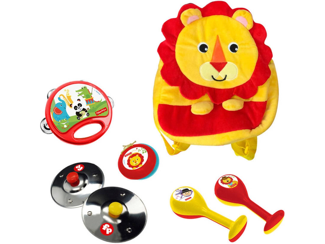 Brinquedo Musical FISHER-PRICE Mochila Leão com Set Instrumento (Idade Mínima: 3 Anos)