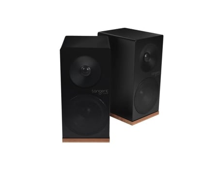 TANGENT Spectrum X5Bt 50 Watt Total 2 Vias Bluetooth Sem Fio Alto-Falantes de Estante Preto Acetinado