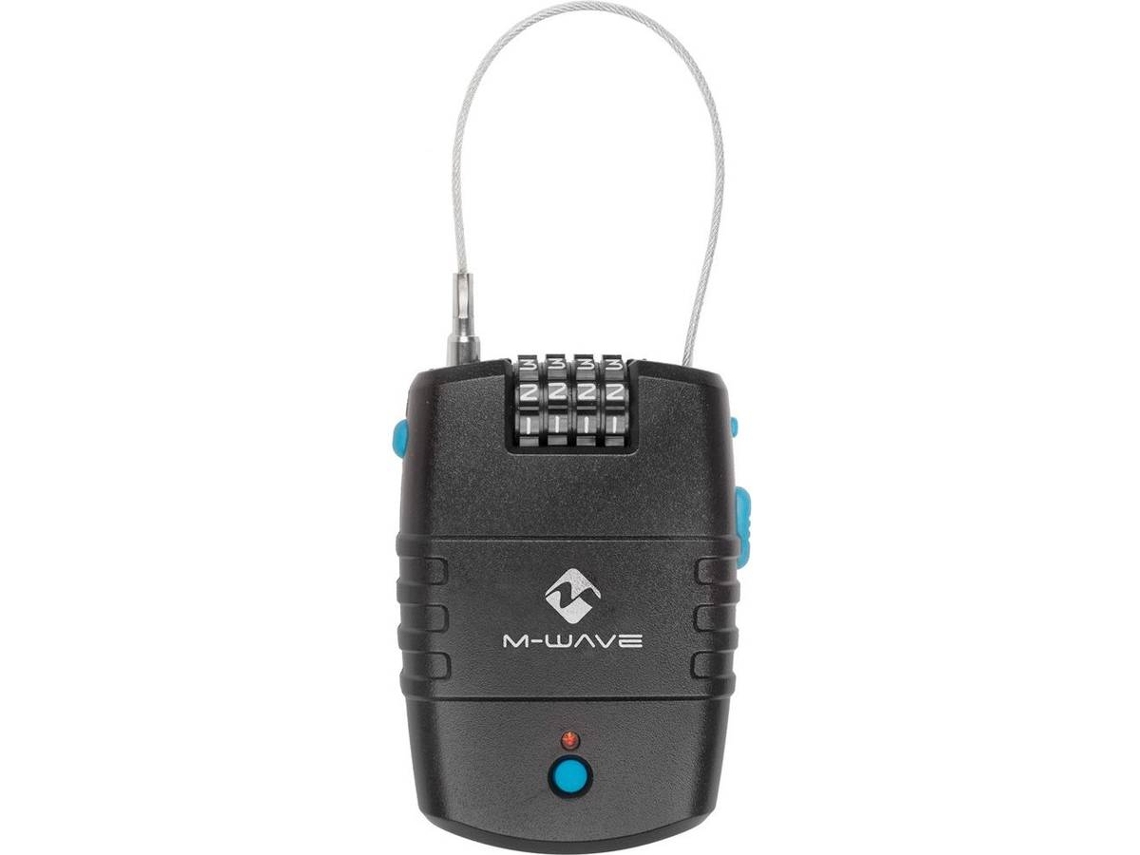 Cadeado de Bicicleta M-WAVE Cabo Lock´n´roll Alarm