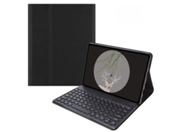 Capa Para Lenovo Idea Tab Plus 12.1"2025, Com Teclado Inteligente Removível, Fina Em Pele. Preto Hexinyigjly