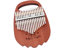 Kalimba De 17 Notas Com Uma Única Placa