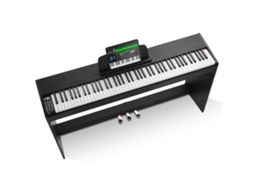 Piano Digital Succebuy De 88 Teclas Totalmente Ponderado Com Teclado Duplo E Suporte De Caixa Simples.