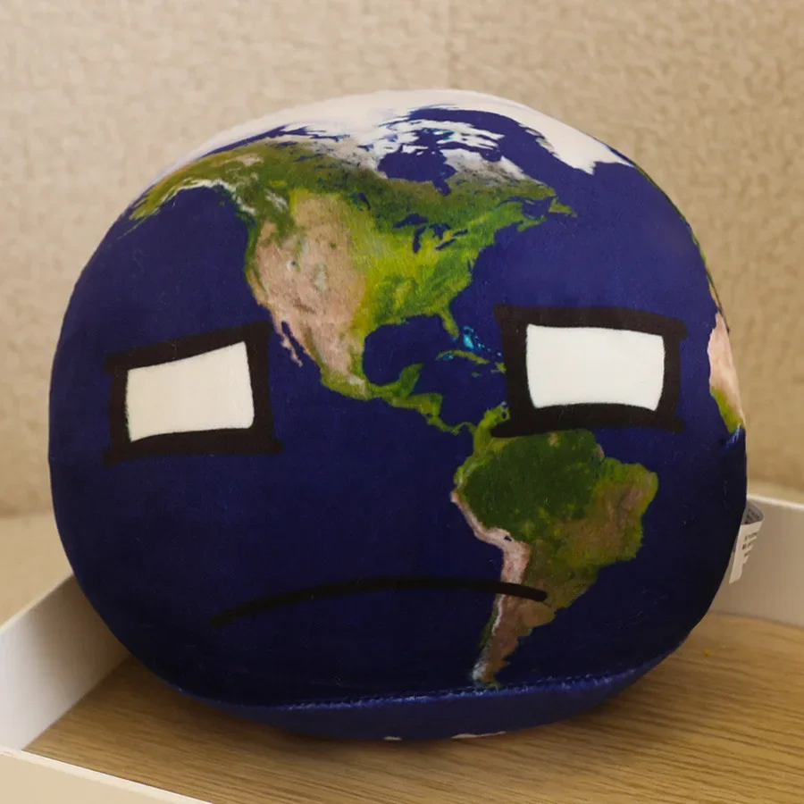 Almofada de Pelúcia Planeta, Enfeite de Pelúcia Educativo Infantil MDUG (terra 1 10 Cm)