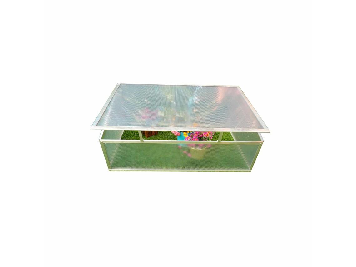 Estufa de Jardim GARDIUN Jaca I 108x56x40 cm de 1 água Policarbonato Transparente