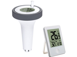 Termômetro Digital Flutuante Sem Fio para Piscina com Visor LCD, 60 M AQUAFORGE