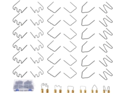 Kit De Reparo Com Grampeador Térmico, 1200 Grampos Plástico, Para