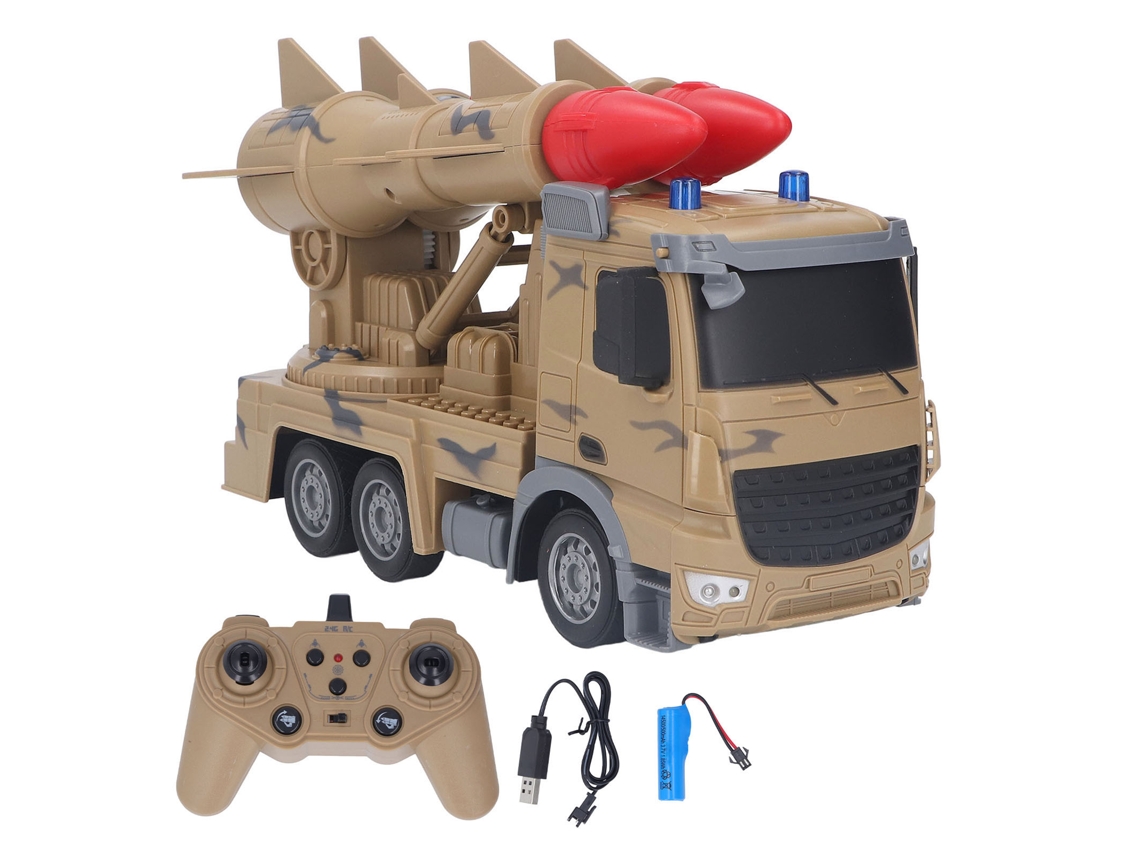 Walshlxq brinquedo de Veículo Blindado Modelo de Caminhão Blindado Duplo com Luz e Música para Crianças, Brinquedo de Carro Blindado