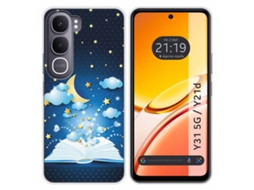 Capa Tumundosmartphone De Silicone Para Vivo Y31 5g / Y21d Com Estampa De Livro De Histórias