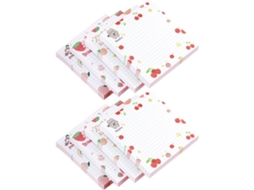 Blocos De Notas Adesivos Com Motivos Florais 8 Livres 80 Folhas Chacun Papier Para Prêmio De E Listas Coller