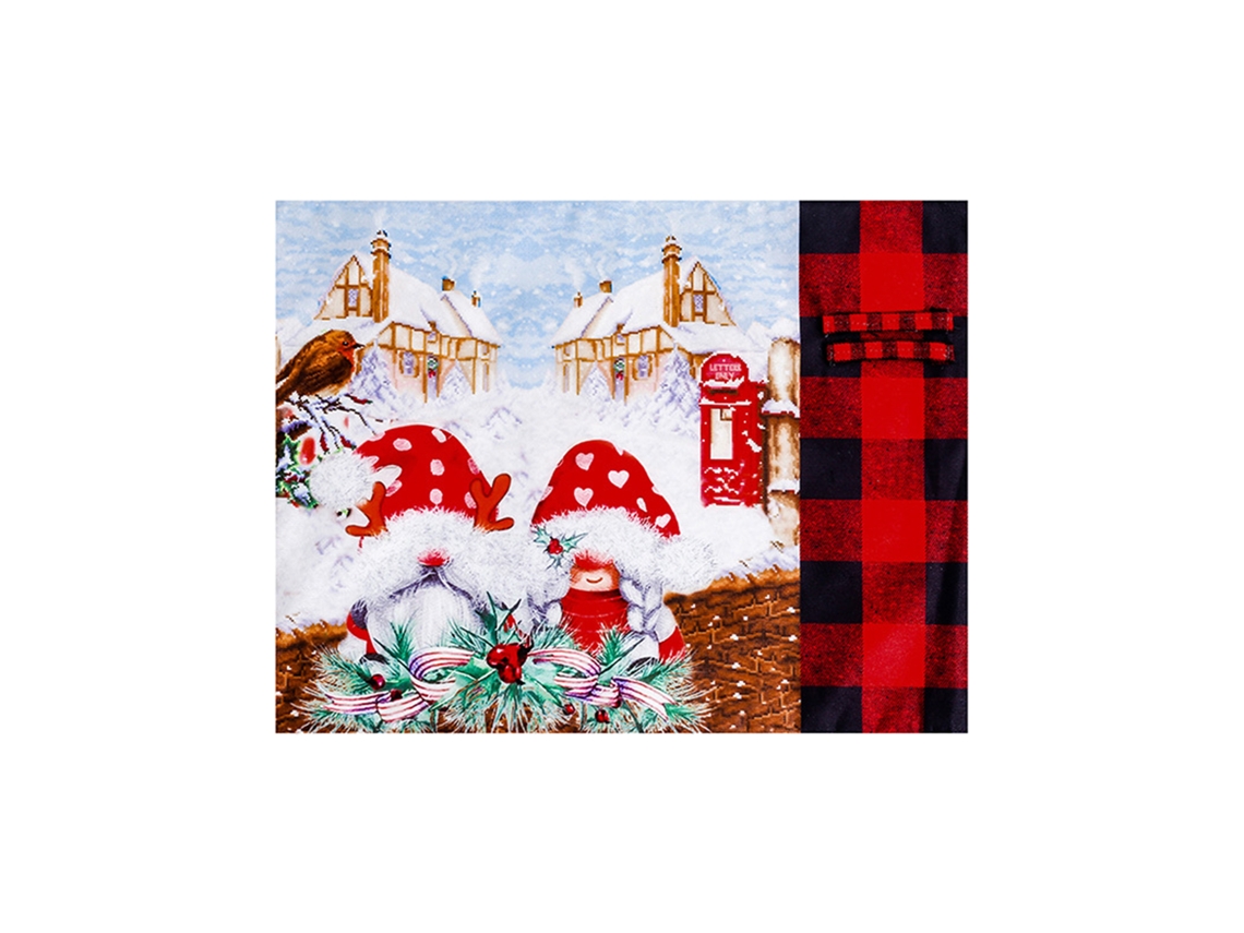 Conjunto de decoração de Natal: saia para árvore, avental, meias e toalha LAXISCREED