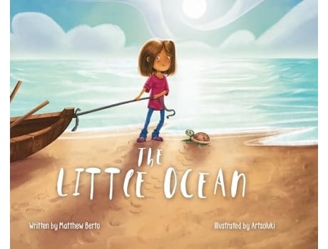 Livro The Little Ocean de Matthew Berto e Artsoluki (Inglês - Capa Dura)