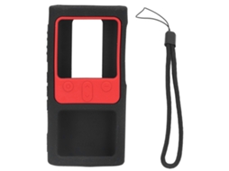 Capa protetora LAXISCREED para Xiaomi walkie talkie, silicone preto e vermelho