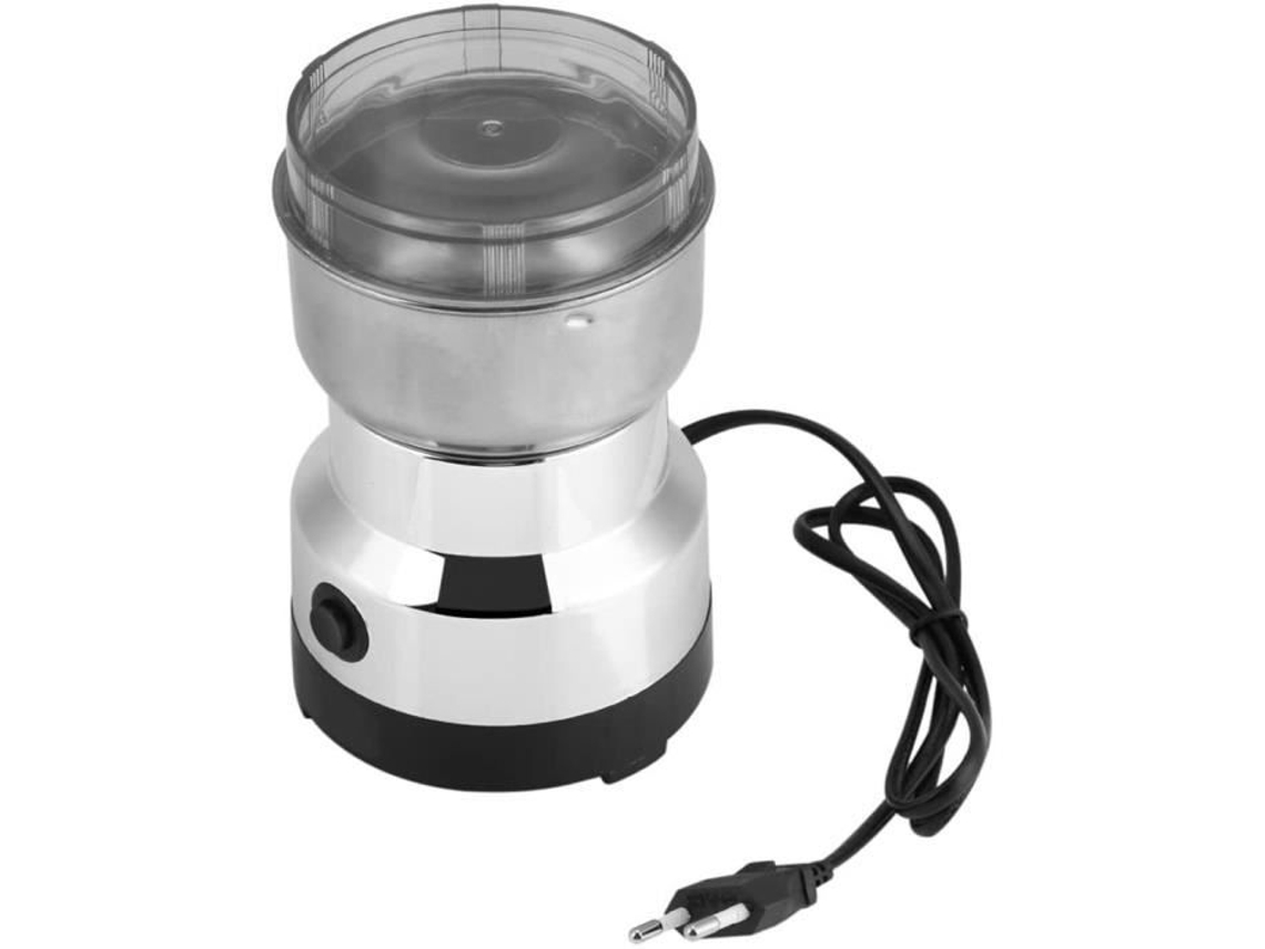 Moedor de café elétrico em aço, linhaça, nozes, pimenta, temperos, liquidificador de aço inoxidável 220V S/MARCA