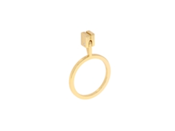 Conjunto de 25 Puxadores para Móveis Zamac com distância central 96mm e acabamento gold Milan HARDWAREXCHANGE