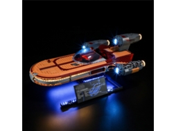 Kit De Bloques De Construcción Con Luz Compatible Con Lego 75341 Landspeeder De Luke Skywalker Kit Coleccionable