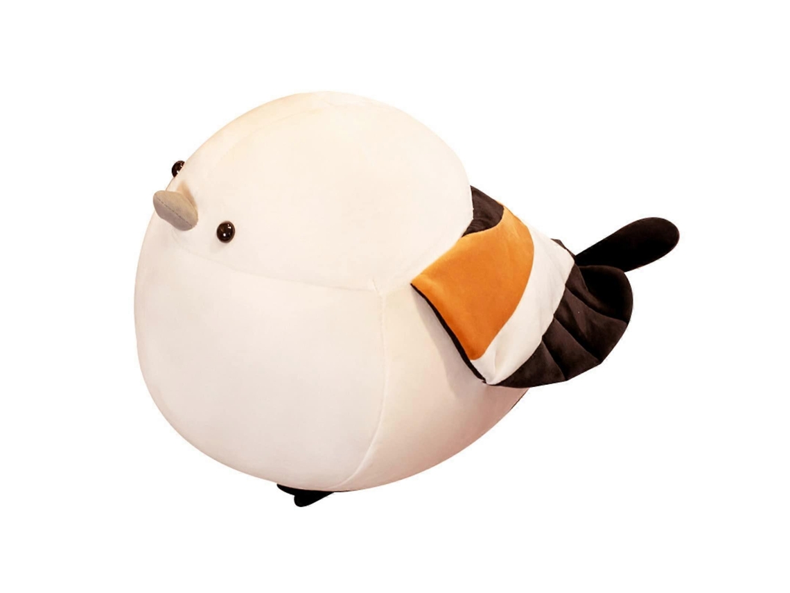 Brinquedo De Pelúcia Pássaro Pardal Macio Almofada Presente Para Crianças E Decoração
