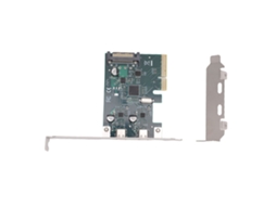 Placa De Expansão Usb 3.1 Gen 2 Pcie 10gbps Hub Usb De 2 Portas Adaptador Pci Express 3.0 X4