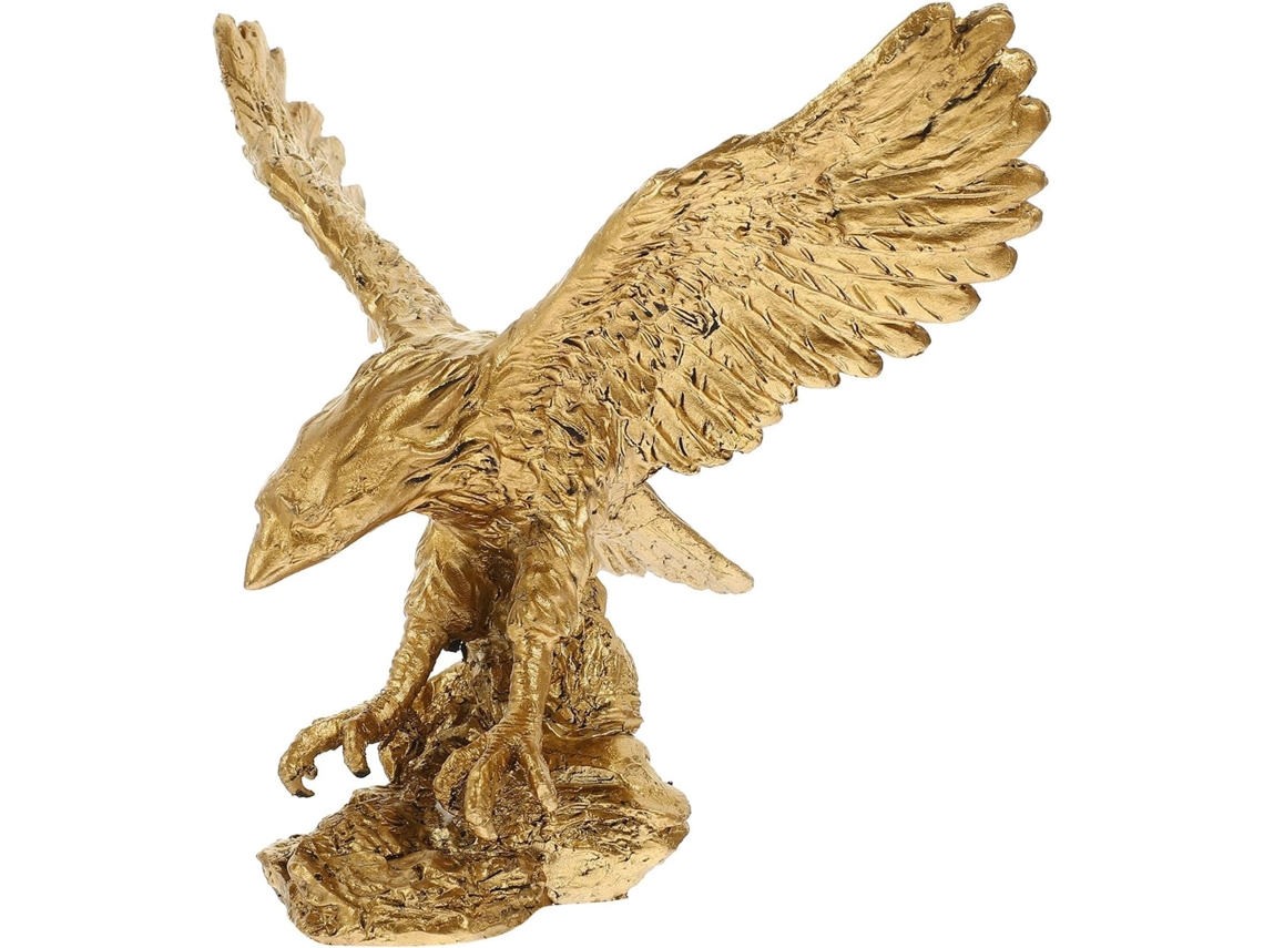 Estatua de águila mediana en resina, figura decorativa, GOKOCO