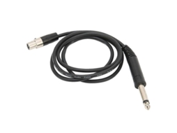 Lurelia Cabo Mini Xlr Mini Xlr Macho/fêmea 3 Pinos 6,35 Mm 1 M, Para Microfones, Mixer, Amplificador E Colunas Ativas