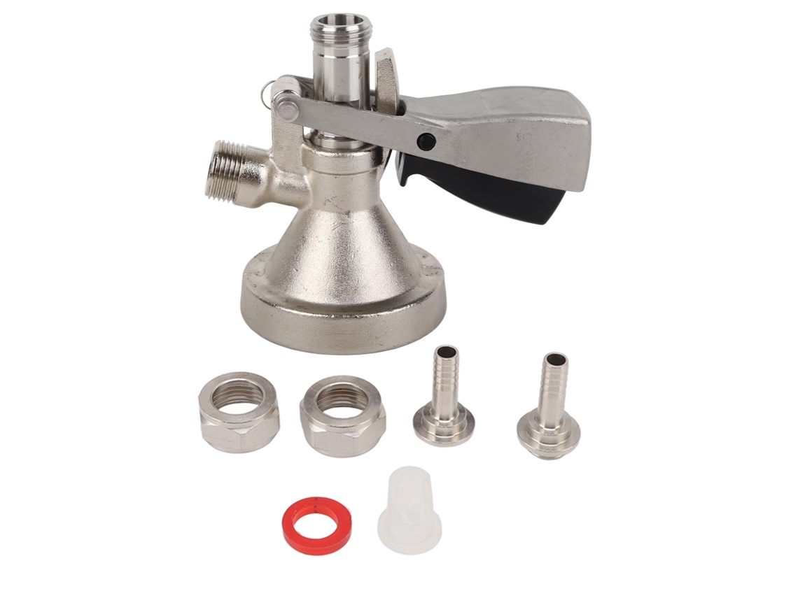 Conector Fonte Cerveja G Inox Latão para Casa