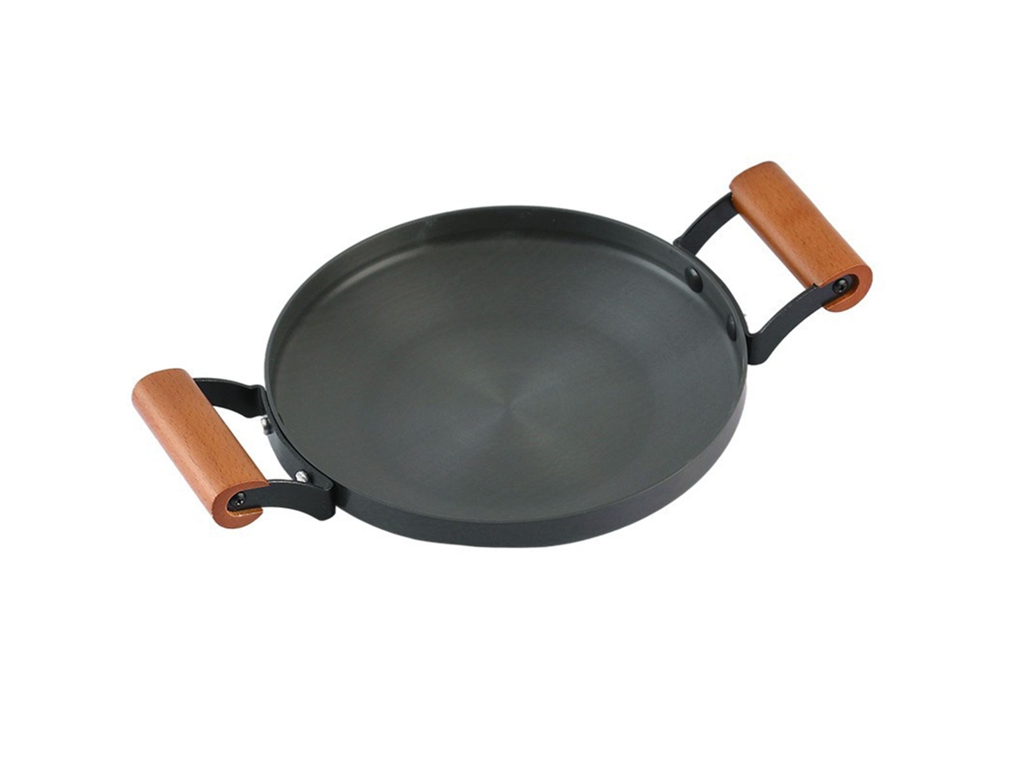 Tacho de liga de alumínio multifuncional para indução, com duas alças, 24cm, cozinha comercial e doméstica S/MARCA