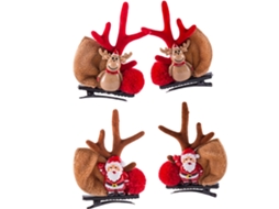 2 Peças de Grampos de Cabelo de Chifre Natal-11+12 AURUM
