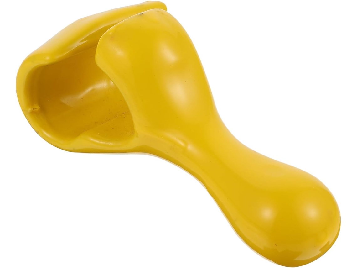 Ferramenta Amarela Leve E Prática Para Montagem De Pneus De Motocicleta Com Suporte De Talão De Borracha.