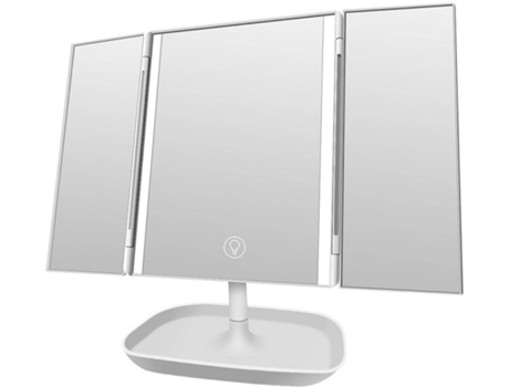 Espelho de Mesa EASTVAPS Vanity Profissional com LED (300 x 203 x 150 mm)