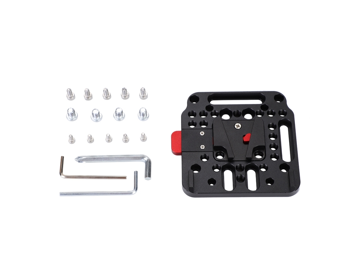 Suporte V Lock Com Liberação Rápida Para Bateria Externa - Acessórios Câmeras-aquaforge