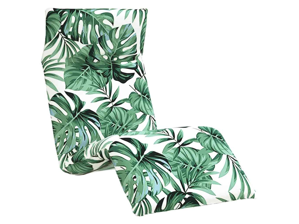 Espreguiçadeira Dobrável 175x54x8,5 cm com Folhas MAISON EXCLUSIVE